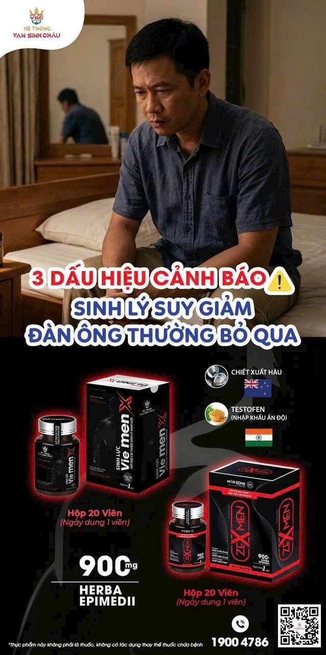 3 DẤU HIỆU CẢNH BÁO SINH LÝ SUY GIẢM ĐÀN ÔNG THƯỜNG BỎ QUA
