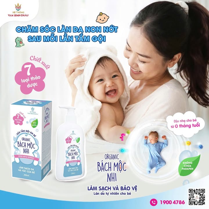 CHĂM SÓC LÀN DA NON NỚT SAU MỖI LẦN TẮM GỘI