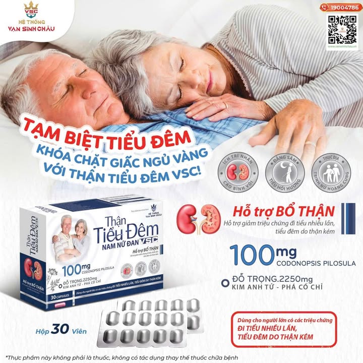 TẠM BIỆT TIỂU ĐÊM – KHÓA CHẶT GIẤC NGỦ VÀNG VỚI THẬN TIỂU ĐÊM VSC!