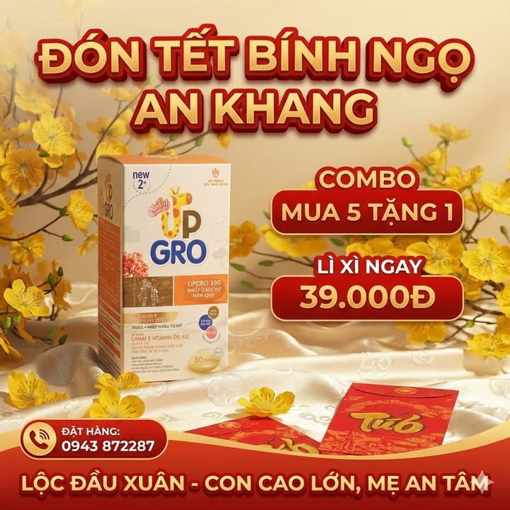 UPGRO 2+: lưu ý khi bổ sung canxi, vitamin D3 và K2 cho trẻ