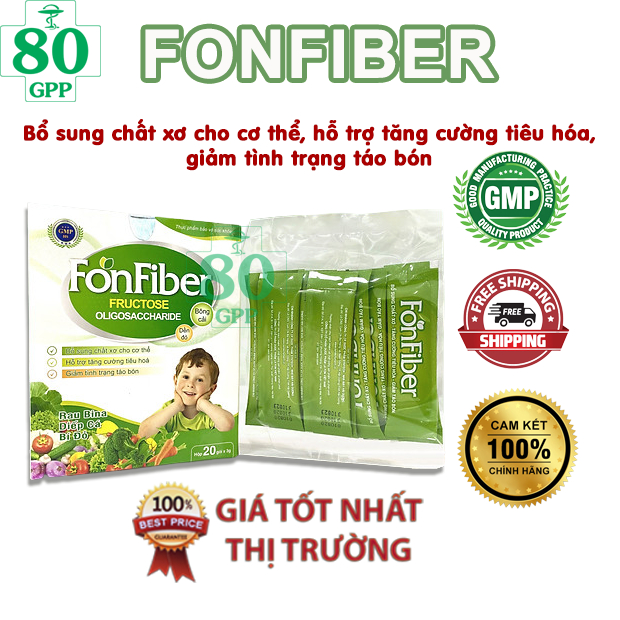 Chất xơ tự nhiên 🍃 Tăng Cường Sức Khỏe Tiêu Hóa FONFIBER 🌿 giảm tình trạng táo bón đầy bụng