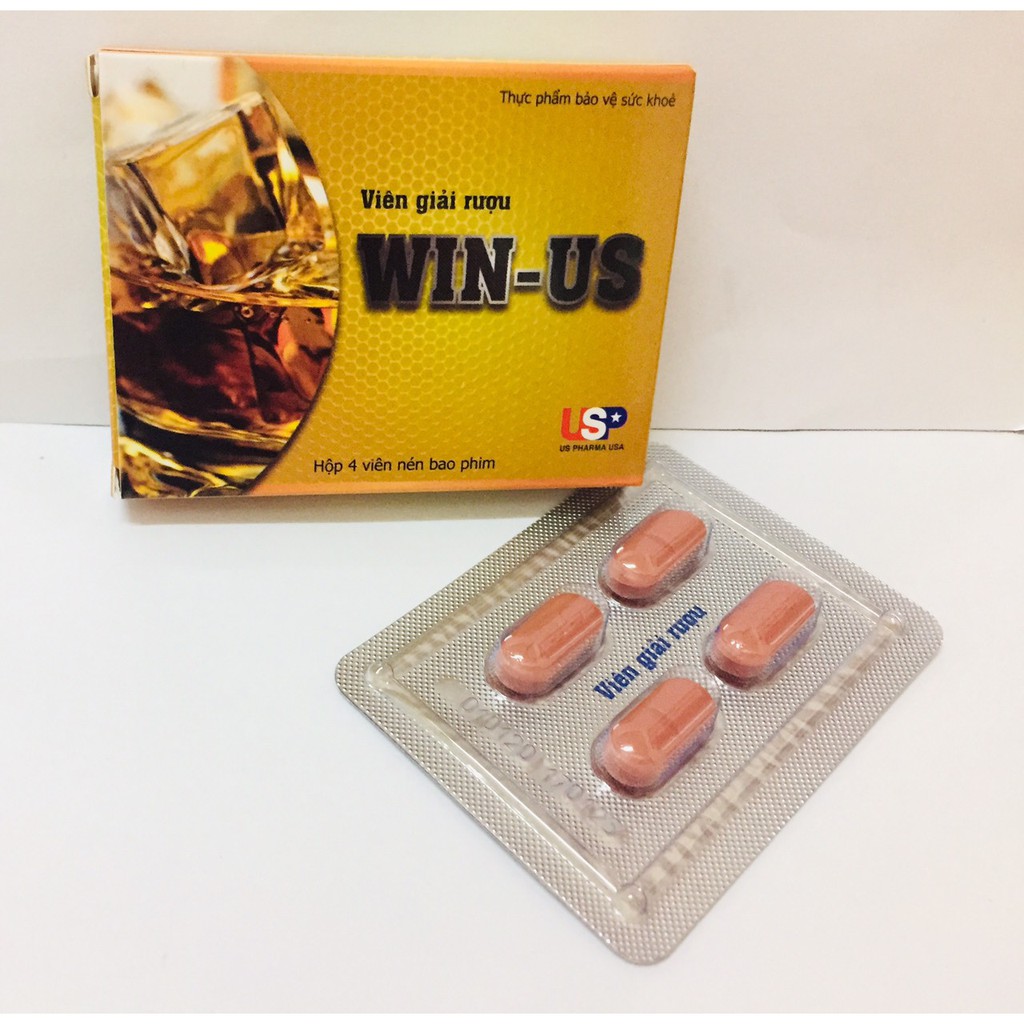 combo 3 hộp VIÊN GIẢI RƯỢU WIN - US - hộp 4 viên