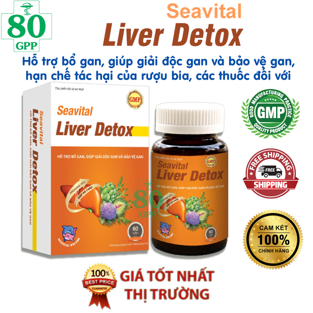 SEAVITAL LIVER DETOX - Giải Độc Gan, Bảo Vệ Tăng Cường Chức Năng Gan